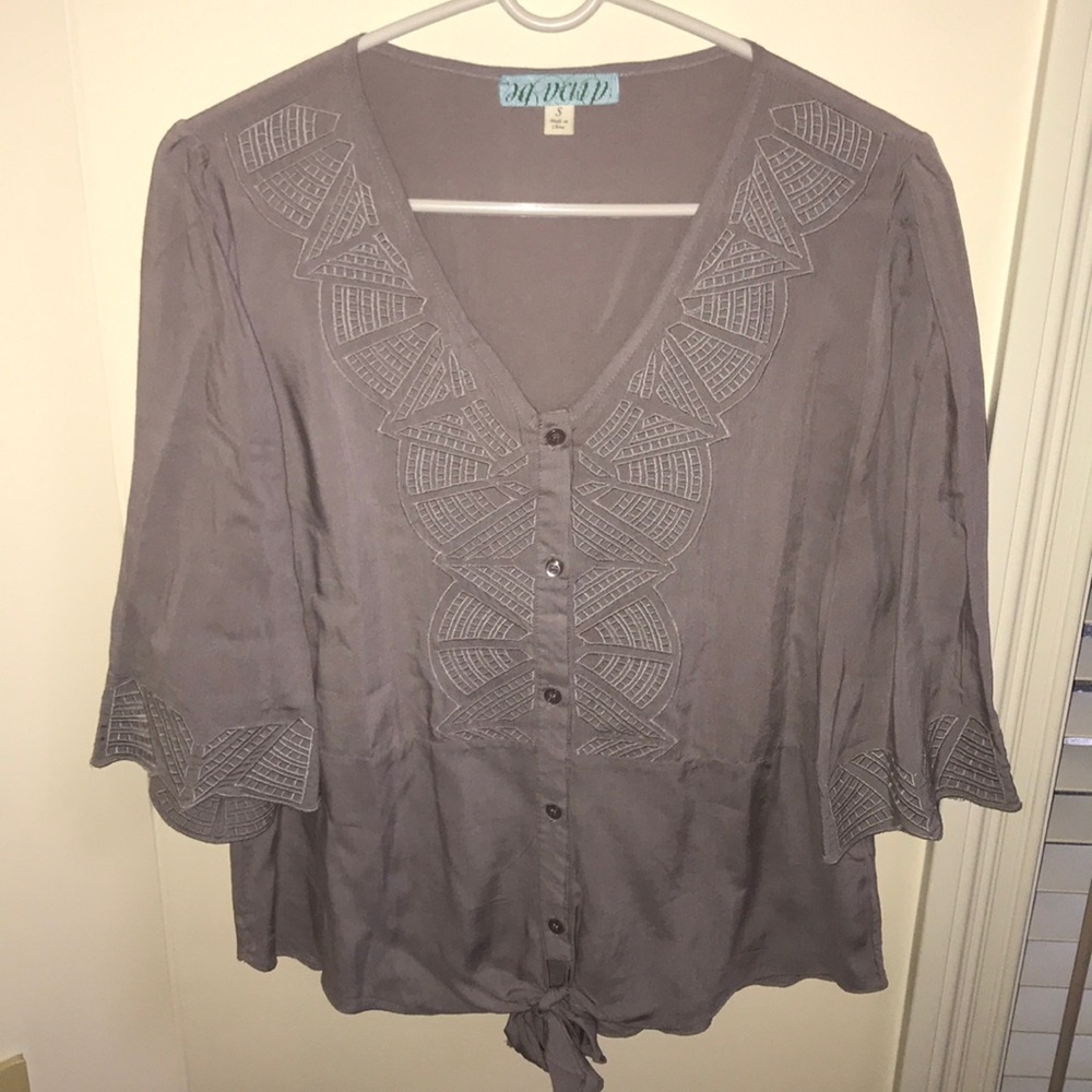 Flowy lilac blouse